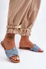 Damen Stoff Pantoletten Hellblau Aversa 37 Produktbild-Vorschau 3