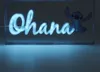 LED neónová lampa Stitch Ohana Náhľad obrázku produktu 9