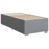 Boxspringbett mit Matratze Hellgrau 90x200 cm Stoff, Produktbild-Vorschau 8