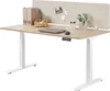 A standing desk with office supplies and a partition. Náhled obrázku produktu