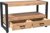 Starfurn - TV-Schrank Britt - 45x100x60cm - Braun Produktbild-Vorschau 4