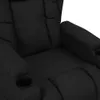 relaxační křeslo vidaXL Black Fabric Náhled obrázku produktu 5