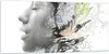 Bilder auf glas - Frau Abstraktion - 120x50cm - Glasbilder Produktbild-Vorschau 1