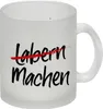 Lachen/Machen Glas Tasse Produktbild-Vorschau 1
