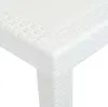 vidaXL Zahradní stůl bílý 150x90x72 cm plastový ratanový Náhled obrázku produktu 2