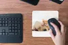 MuchoWow® Mauspad Mousepad Tiere - Hund - Kätzchen - Rot Produktbild-Vorschau 4