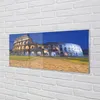 Glasbilder 125x50 Wandkunst Sunset Rom Colosseum Produktbild-Vorschau 2