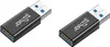 INF Adattatore USB Femmina a USB Maschio 3.1 Dritto, ABS Anteprima dell’immagine prodotto 1