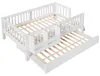 Flieks Kinderbett 90x200cm mit Ausziehbett 90x190cm, Kinder Produktbild-Vorschau 8