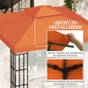 Toit de rechange pour pavillon de jardin en métal Tente de Voir les images du produit 5