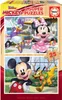 EDUCA Holzpuzzle Mickey und Freunde 2x25 Teile Produktbild-Vorschau 2