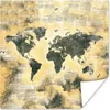 MuchoWow® Poster Weltkarte - Aquarelle - Zeitungen 75x75 cm Produktbild-Vorschau 1