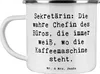 Mr. & Mrs. Panda Haferl Spruch Sekretärin Chef - Weiß - Produktbild-Vorschau 1