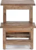 TRITTLEITER "STEP" | 46x37 cm (HxB), Altholz | Tritthocker Produktbild-Vorschau 2
