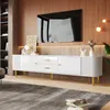 Sweiko TV-Schrank mit Schubladen, geschwungenen Ecken, Produktbild-Vorschau 11