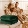 Coperta morbida Copriletto Verde caldo 200x220 cm Regalo di Anteprima dell’immagine prodotto 19