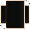 Lavagna magnetica per gesso nera 100x80 cm cornice in legno Anteprima dell’immagine prodotto 5
