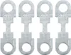 4pcs 40A Bande fusible plaque Métal argent Voiture Voir les images du produit 2