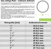 Rohrverbinder T-Verbinder 2" x 1 1/2" (Ø60,3 x Ø48,3 mm) Produktbild-Vorschau 3