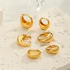 FUNEIA 3 Paar Damen Creolen Ohrringe Set 925 Silber 14K Produktbild-Vorschau 4