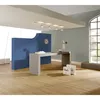 Tapete Marineblau, einfarbiges Vlies mit seidenmatt Finish Produktbild-Vorschau 8