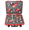 A set of putty knives and tools in a red carrying case. Produktbild-Vorschau