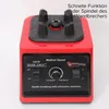 A red and black blender on a white background. Produktbild-Vorschau
