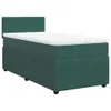 Boxspringbett mit Matratze Dunkelgrün 90x200 cm Samt Produktbild-Vorschau 1