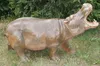 Design Hippopotame Figure Statue Sculptures Figures Jardin Voir les images du produit 2