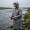 Universelle Regenjacke – Cape-Jacke Mit Kapuze, Grau Produktbild-Vorschau 3