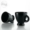 PLATINUX Espressotassen Set – 6 schwarze Espressogläser mit Produktbild-Vorschau 9