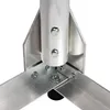 PremiumX Balkonständer 40x40cm Aluminium 1m Mast Ø 50mm Produktbild-Vorschau 3