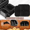 2 Stück Waffeleinsatz Airfryer Waffelform Zubehör Produktbild-Vorschau 5