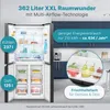 Bomann Kühl-Gefrierkombination KG 7358, schwarz-inox, Produktbild-Vorschau 2