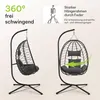 EUGAD Hängesessell mit Gestell Outdoor und Indoor, 150 kg Produktbild-Vorschau 7