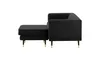 Universelles Ecksofa Slender - schwarz - Velluto 20 Produktbild-Vorschau 3