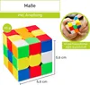 CUBIDI® Rubik's Cube 3x3 - sans autocollants - Speedcube Voir les images du produit 3