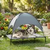 PawHut Haustierbett mit Baldachin Erhöhtes Hundebett Produktbild-Vorschau 2