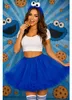 Haarreif zum Cookie Krümelmonster Kostüm | Blau mit Produktbild-Vorschau 3