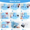 Square Button Maker Maschine mit 100 Sets Button-Zubehör, Produktbild-Vorschau 2