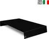 A black monitor stand on a white background with a "100% Made in Italy" badge and Italian flag. Produktbild-Vorschau