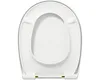 REIKA WC-Sitz MINO weiß Scharniere messing gebürstet mit Produktbild-Vorschau 5