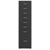 vidaXL Armoire à dossiers avec roulettes Anthracite Voir les images du produit 1