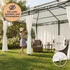 CASARIA Pavillon Topas 3x4 m mit Seitenteilen, Creme Produktbild-Vorschau 6