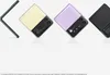 A row of Samsung Galaxy Z Flip3 5G phones in different colors, displayed on a white background. Náhled obrázku produktu