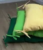 Dekokissen für Kinderwippe Velour Gelb 120 x 50 x 8 cm, Ein Produktbild-Vorschau 3