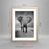Gerahmtes Poster - Rahmen in heller Eiche - Elefant Wildnis Produktbild-Vorschau 5
