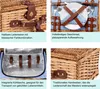 Cesto da picnic in vimini con scomparto termico e Anteprima dell’immagine prodotto 7