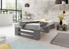 Lermowood Palettenbett M2 120 x 200 cm Grau Holzbett Produktbild-Vorschau 1