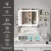 Puluomis armoire de toilette salle de bain 80cm avec 3 Voir les images du produit 3